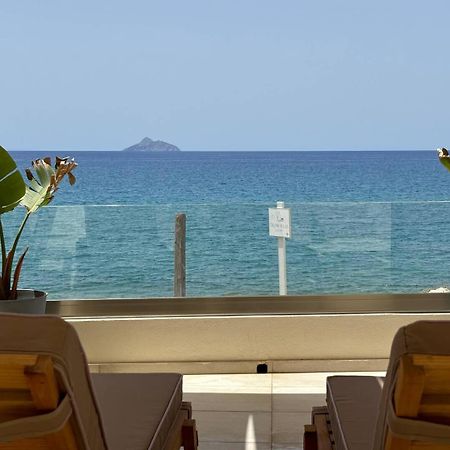 Stella & Eleni Suite With Shared Pool & Open View Kalamaki  Bagian luar foto