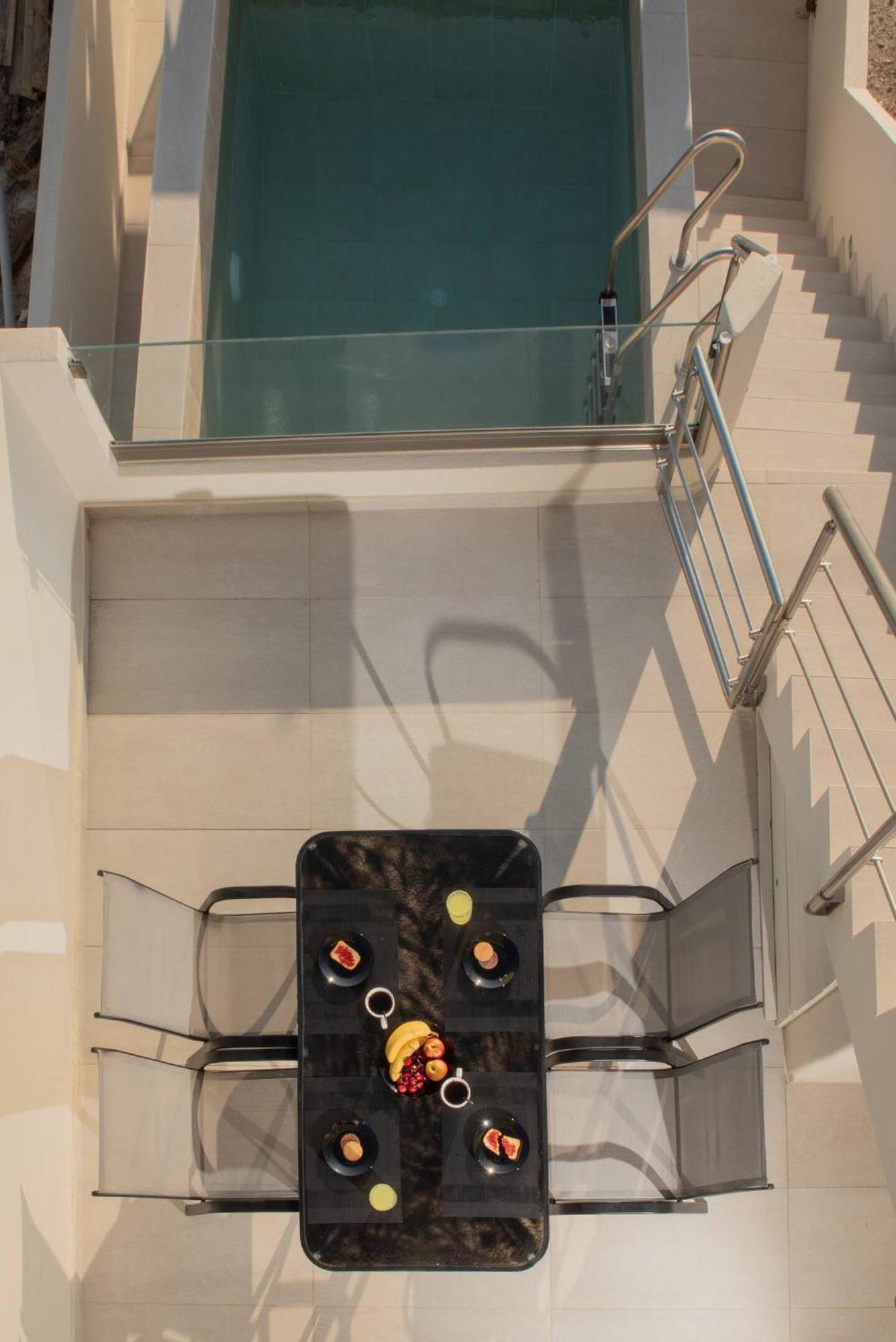 Stella & Eleni Suite With Shared Pool & Open View Kalamaki  Bagian luar foto