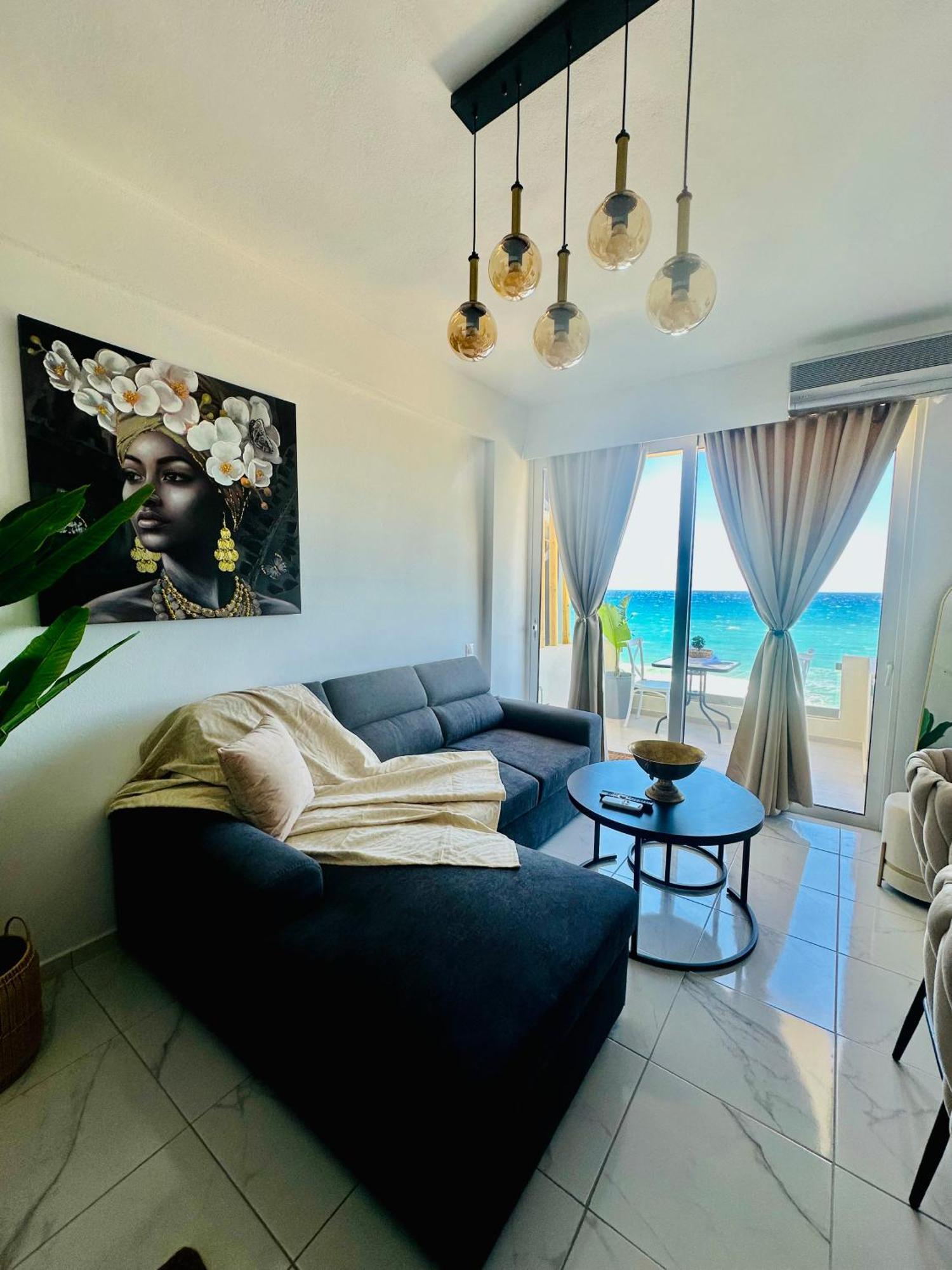 Stella & Eleni Suite With Shared Pool & Open View Kalamaki  Bagian luar foto
